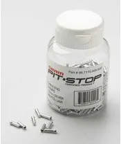 Ändhylsa SRAM Pitstop 1.8 mm Bromsvajer silver 500-pack
