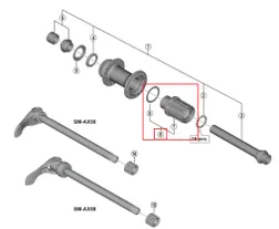 Vapaaratas Shimano for FH-MT400B