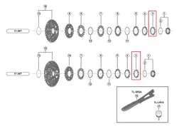 Kasettiratas Shimano CS-R9200 Built in Spacer Type