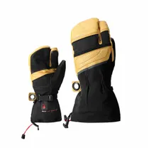 L&auml;mp&ouml;hanskat Lenz Heat Glove 8.0 Finger Cap Lobster Unisex musta