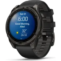 Garmin Träningsklocka Fenix® 8 Amoled Sapphire 47 black/black