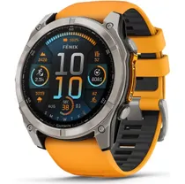 Garmin Träningsklocka Fenix® 8 Amoled Sapphire 51 grey/orange