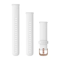 Armband Garmin Med Snabbfäste Vit//Roséguld