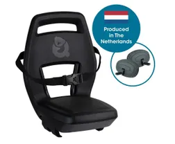 Cykelsits Qibbel 6+ Junior Seat Svart