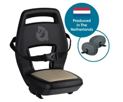 Lastenistuin Qibbel 6+ Junior Seat musta/Beige