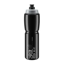 Flaska Elite JET Black Grey Logo 950ml
