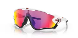 Cykelglasögon Oakley Jawbreaker Vit/Prizm Road