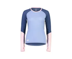 Tröja Mons Royal Wool Womens Bella Tech LS Blå