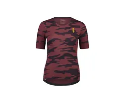 Py&ouml;r&auml;ilypaita Mons Royale Naisten Cadence Tee Ruskea/Keltainen