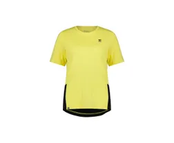 Cykeltröja Mons Royale Tarn Merino Shift Tee Dam Svart/Gul