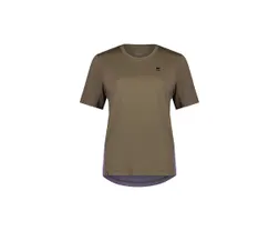 Cykeltröja Mons Royale Tarn Merino Shift Tee Dam Beige/Lila