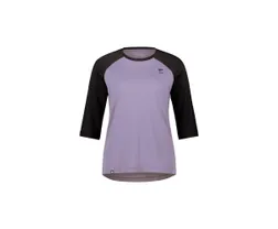 Cykeltröja Mons Royale Tarn Merino Shift Raglan 3/4 Dam Lila/Svart