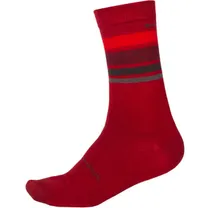 Strumpor Endura BaaBaa Merino Winter Röd