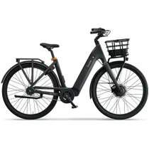 Elcykel Ecoride Ambassador 4 Framhjulsmotor Fotbroms Black