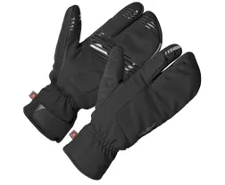 GripGrab Nordic 2 Lobster Vindtäta Vinterhandskar Black 