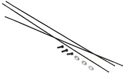 Eker SRAM Roam 50 27.5" bladed straight-pull inkl. utv&auml;ndig nippel 281 mm svart 3-pack