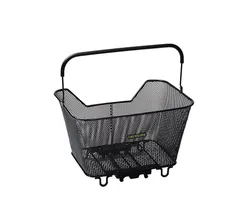 Py&ouml;r&auml;kori Rear Racktime Baskit Small 20 L musta