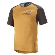Tröja ALPINESTARS Alps 6.0 V2 SS Jersey black/yellow