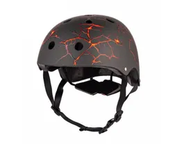 Cykelhjälm Hornit Lava Svart/Orange