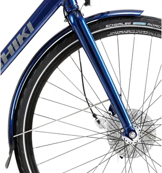 Reflekterande logga, skärmar och rullbroms