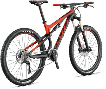 Vinkelbild på Scott Genius 750