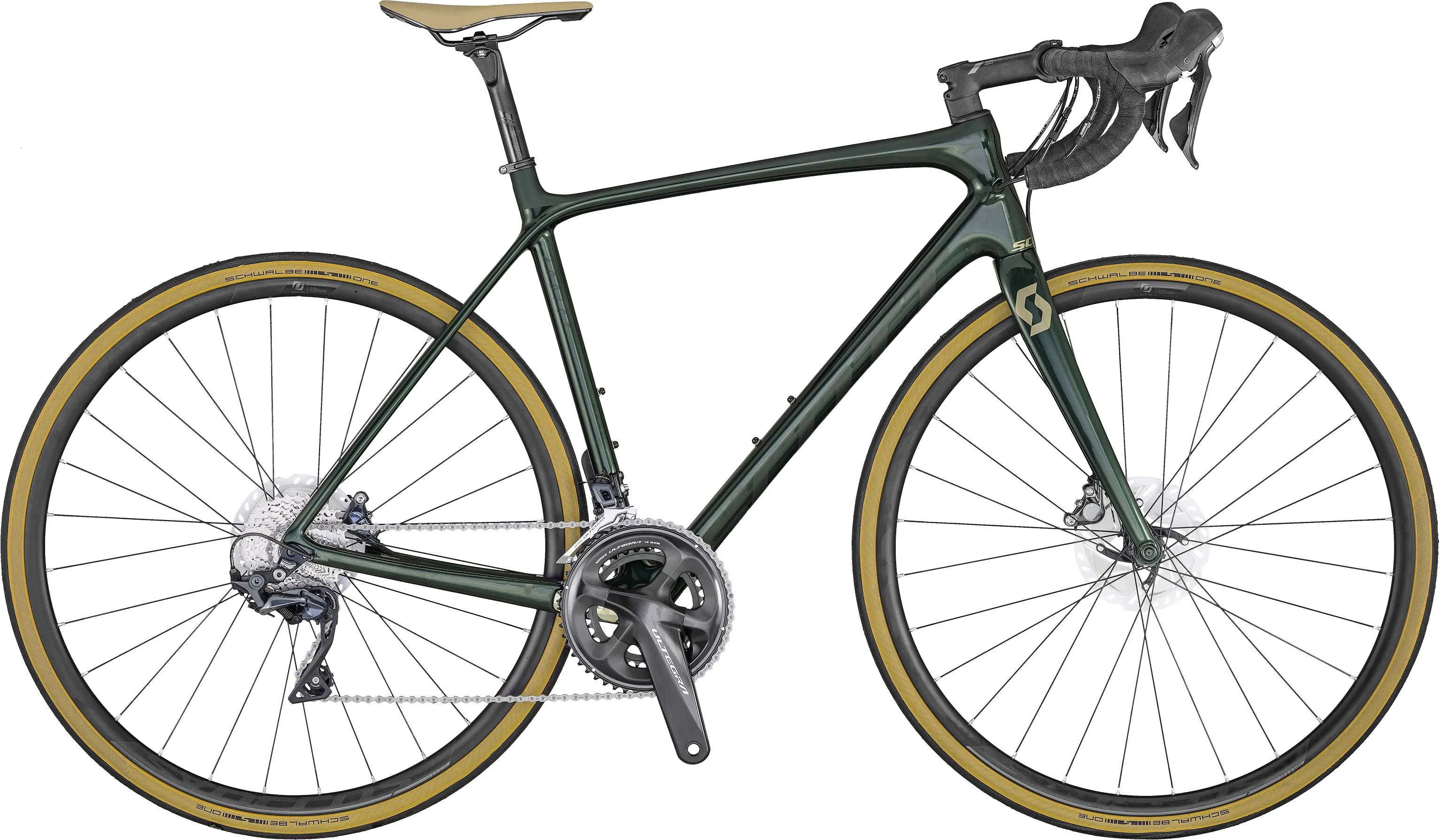 Scott Addict 10 Disc grön - Racer, Cross & Triathlon - Cyklar