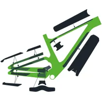 Ramskydd Syncros Fram Protection Kit Spark Carbon clear matt