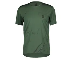 Tröja Scott M Trail Flow Pro SS smoked green/black