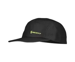 Lippis Scott 5-Panel Tech Cap RC Run musta/keltainen