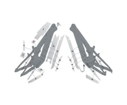 Ramskydd Syncros kit PATRON Carbon clear matt