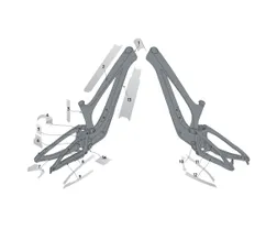 Ramskydd Syncros Frame Protection kit BOLD UNPLUGGED clear matt