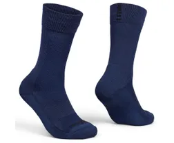 Cykelstrumpor Gripgrab Winter Merino High Cut Blå