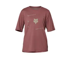 Cykeltröja Fox Yth Ranger Dr Ss Jersey Veni Röd