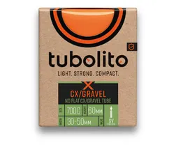 Sis&auml;rengas Tubolito X-Tubo CX/Gravel 30/50-622 Presta-venttiili 60mm