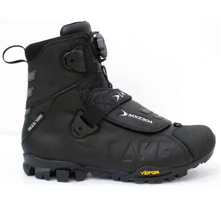 Pyöräilykengät Lake MXZ 304 Leveä Talvi musta