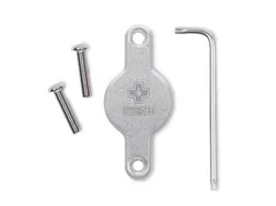 Hållare för Apple-Airtag MUC-OFF Secure Tag Holder A Silver 7g