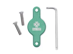 Hållare för Apple-Airtag MUC-OFF Secure Tag Holder A Turquoise 7g