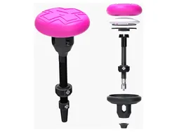 Hållare Till Apple Airtag MUC-OFF Tubeless Tag Holder Black/Pink 44mm