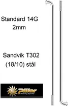 Eker Pillar 2.0 x 250 mm rostfri styck