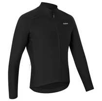 GripGrab PACR långärmad flossad cykeltröja Black