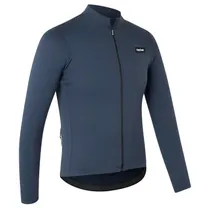 GripGrab EXPLR Merinotech långärmad flossad cykeltröja Navy Blue