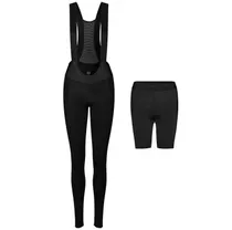 Cykelbyxor Gripgrab Dam Thermashell Water-resistant Bib Tights svart