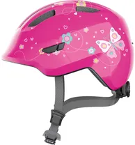 Cykelhjälm Abus Smiley 3.0 pink butterfly