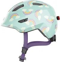 Cykelhjälm Abus Smiley 3.0 LED blue rainbow