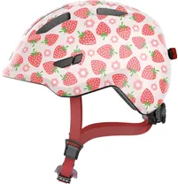 Cykelhjälm Abus Smiley 3.0 LED rose strawberry