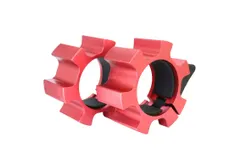 Viktlås Master Fitness Skivstångslås Alu 50 Mm (2 St) RED