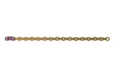 SRAM KETJU PC-XX1 HOLLOW PIN CHROME HARDENED 12 SPEED 126 LINKS WITH POWERLOCK FLOWLINK GOLD