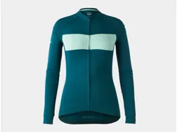 Cykeltröja Trek Circuit Ws LTD LS långärmad tröja dam blue/green