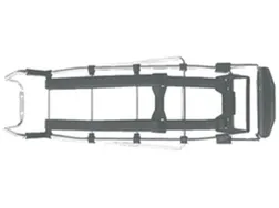 Kiristinnauha WIDEK Adjustable strap with plastic hook musta