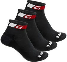 GripGrab Classic Low Cut Sommarstrumpor 3-Pack Black